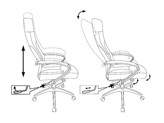 Кресло Бюрократ CH-608/FABRIC-BLACK